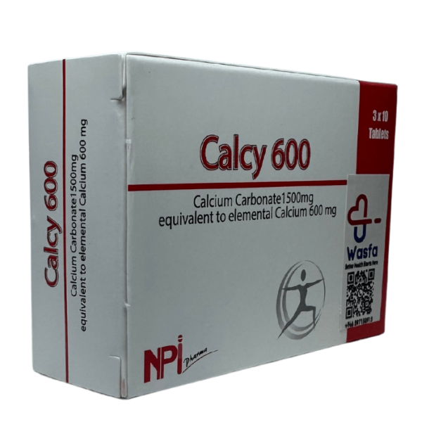 Calcy Calcium 600mg 30 Tablets - Image 3