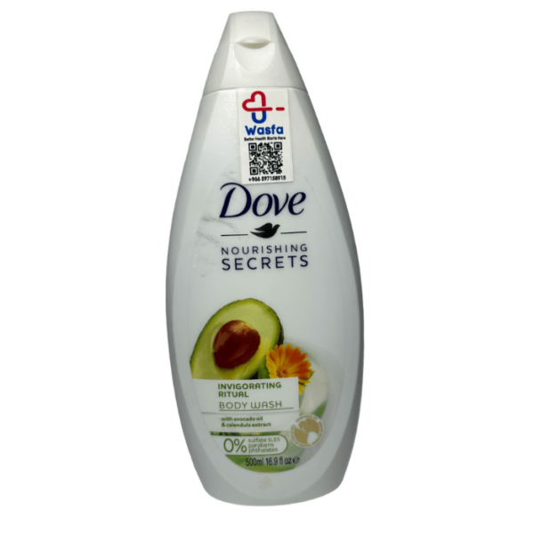 Dove Invigorating Body Wash Avocado, 500Ml - Image 2