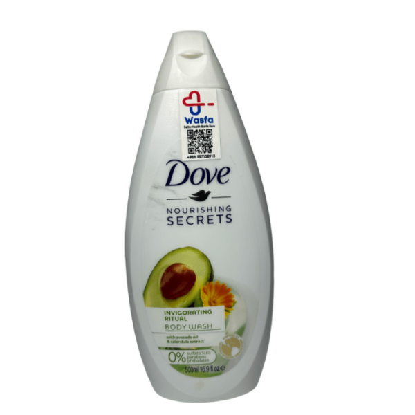 Dove Invigorating Body Wash Avocado, 500Ml - Image 3