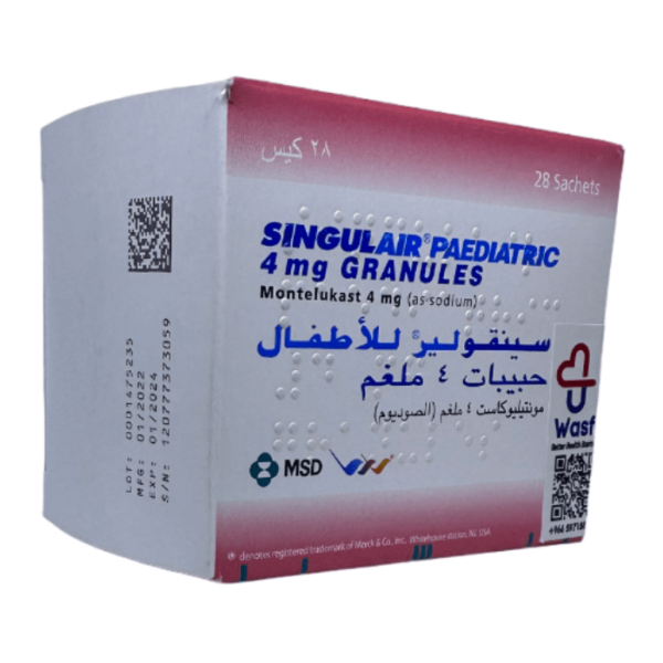 Singulair-Paediatric 4 mg Sachet 28pcs - Image 2