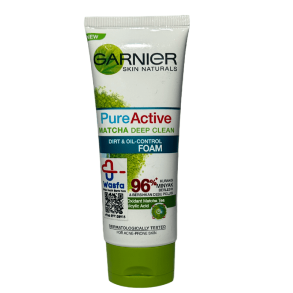Garnier PureDeep Cleansing Facial Foam100 ml - Image 2