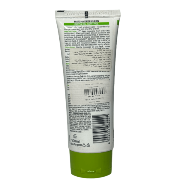 Garnier PureDeep Cleansing Facial Foam100 ml - Image 3