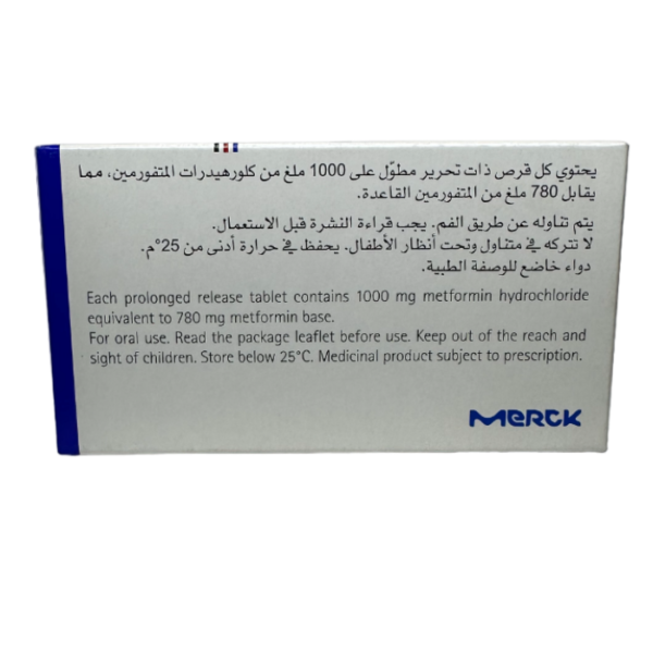 Glucophage Xr 1000 Mg Tablet 30pcs - Image 3