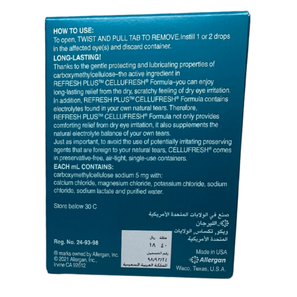 Refresh-Plus Eye Drop 30 Pcs 0.4 ml - Image 4