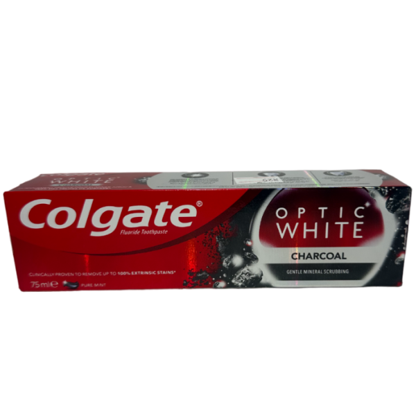 Optic White Charcoal Toothpaste 75ml - Image 4