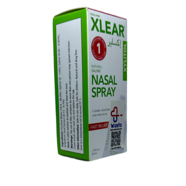 Xlear Natural Saline Nasal Spray  1.5 fl oz - Image 2