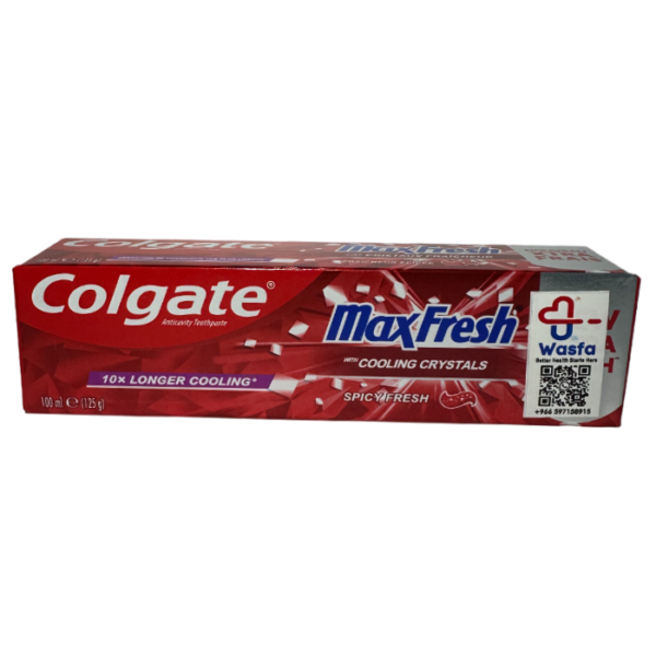 Colgate Max Fresh Cooling Crystals Spicy  Toothpaste 125ml - Image 2
