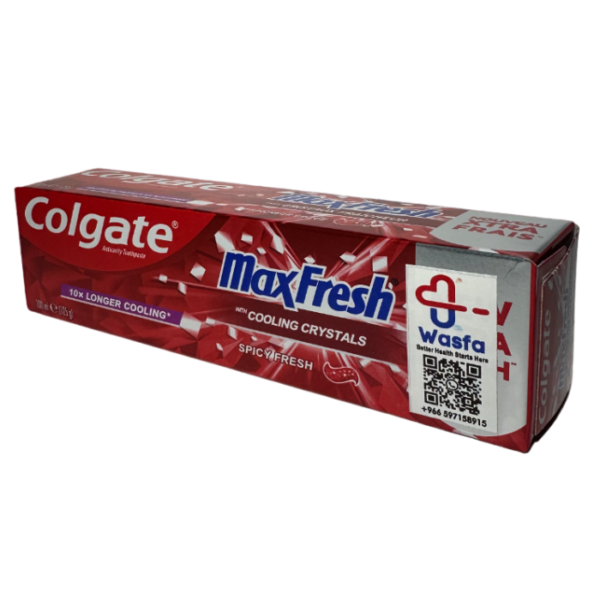 Colgate Max Fresh Cooling Crystals Spicy  Toothpaste 125ml - Image 3