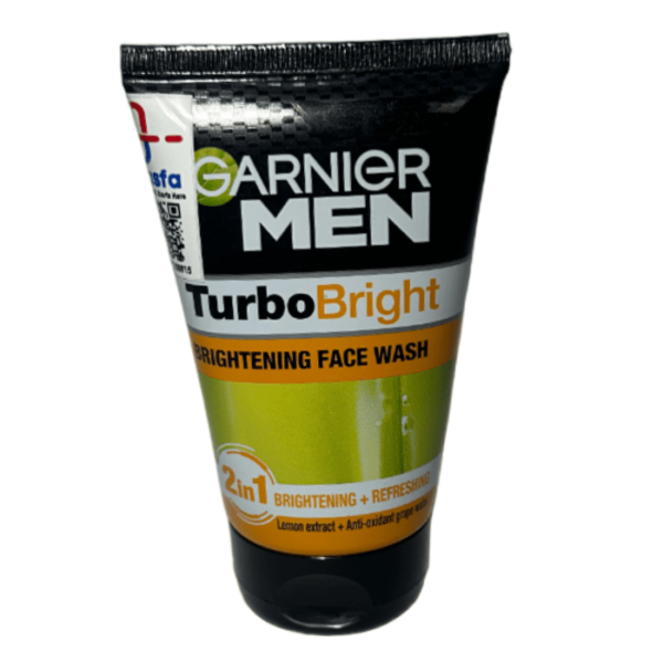 GARNIER MEN Turbo Bright  Face Wash 100g - Image 3