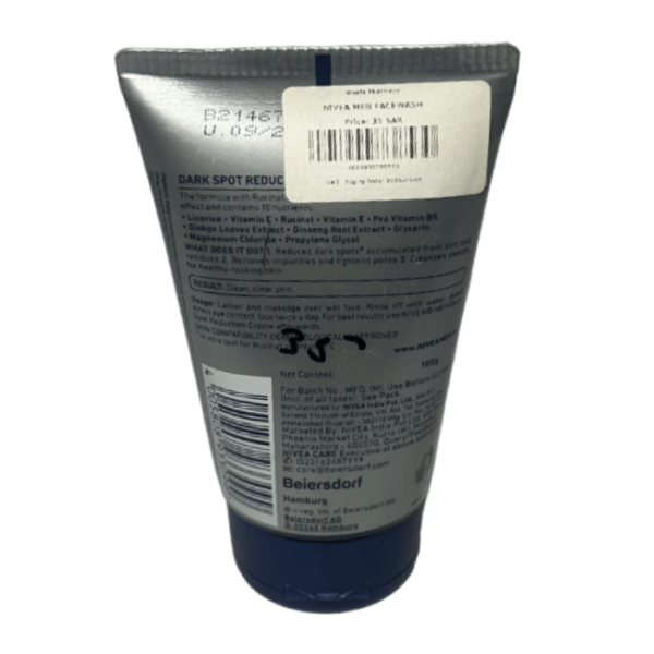 Nivea men Oil Control  Face Wash 100ml - Image 4