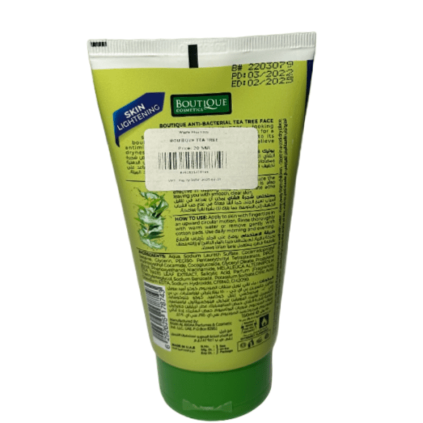 Boutique Tea Tree Facewash 100 Gr - Image 3