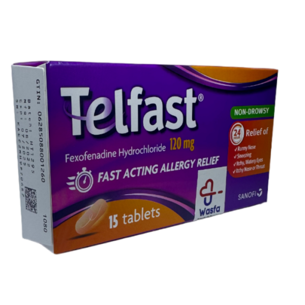 Telfast 120 mg Tablet 15pcs - Image 2
