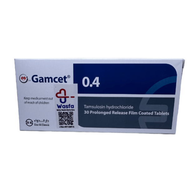 Gamcet 0.4 Mg Pr 30 Tablets