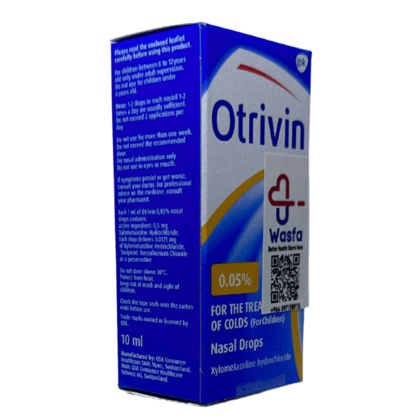 Otrivin 0.05% Children Nasal Drop 10 ml - Image 3