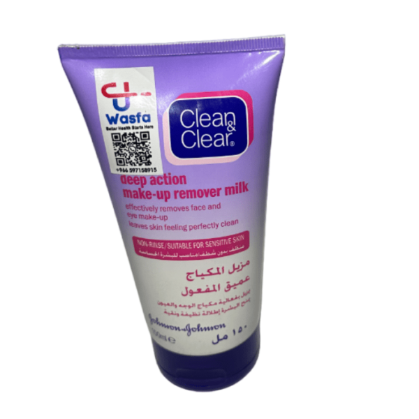 Clean & Clear Deep Action Makeup Remover 150ml - Image 2