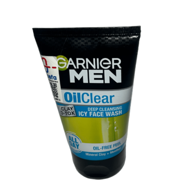 Garnier Men Oil Clear Face Wash, 100G 100Gm - Image 2