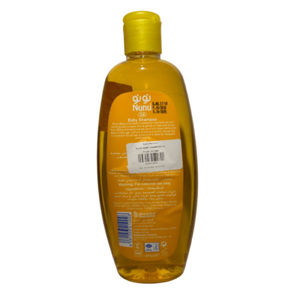 nunu baby shampoo 400 ml - Image 3