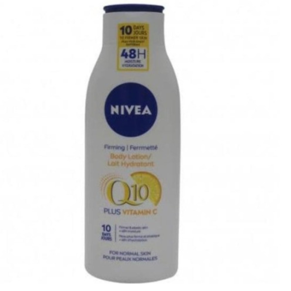 NIVEA Body Lotion Firming, Q10+ Vitamin C Firming, Normal Skin, 400ml