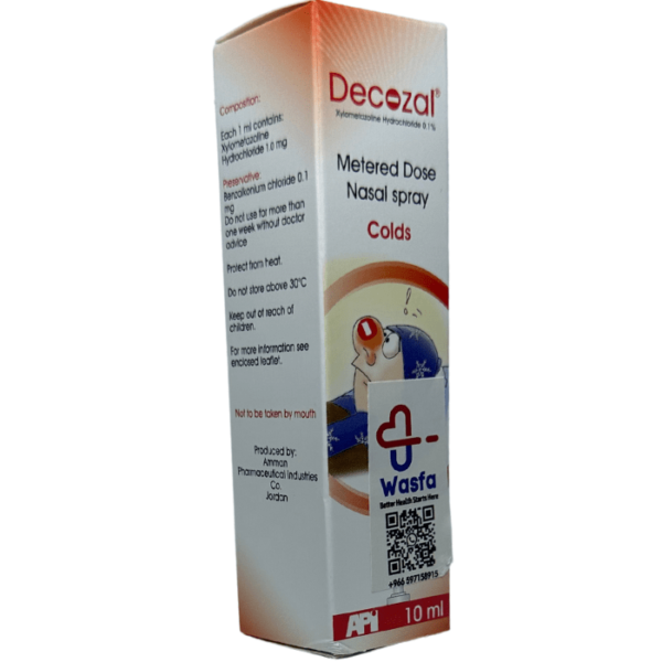 Decozal 0.1 % Nasal Spray 10 ml - Image 3