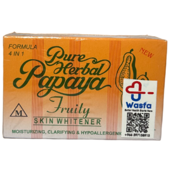 Pure Herbal Papaya Soap 100G - Image 4