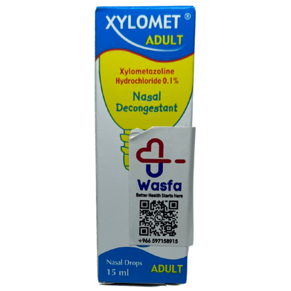 Xylomet 0.1% Nasal Drop 15 ml Adult - Image 3