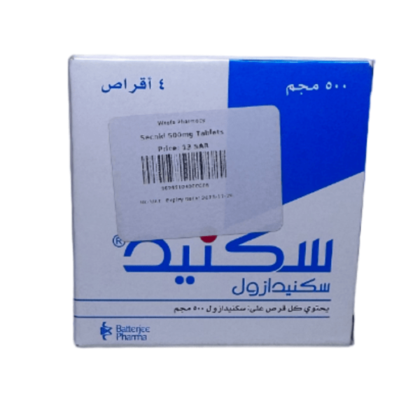 Secnid 500 mg Tablet 4 Piece - Image 3