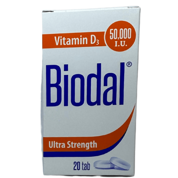 Biodal 50000 IU 20 Tablets - Image 2