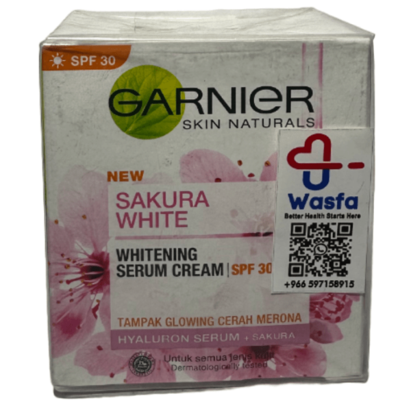 Garnier Sakura White Whitening Cream SPF 30 - 50 ml - Image 2