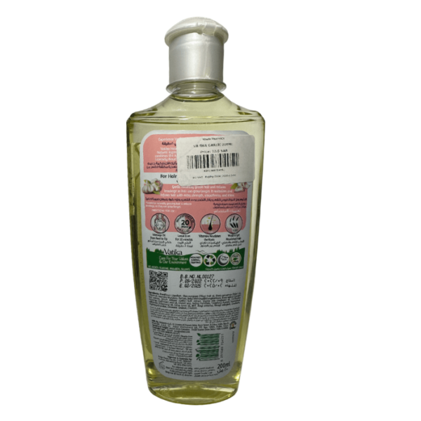 Vatika Naturals Enriched Hair Oil Promotes Natural Growth of Hair Garlic 200 ml - Image 3