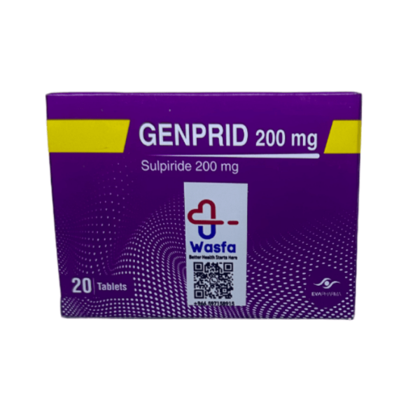 Genprid, Sulpiride 200 Mg - 20 Tablets - Image 4