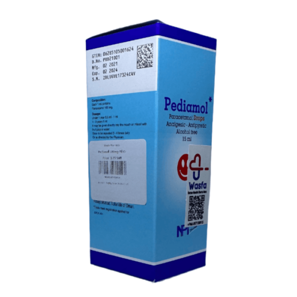 Pediamol 100 mg/ml Oral Drops 15 ml - Image 3