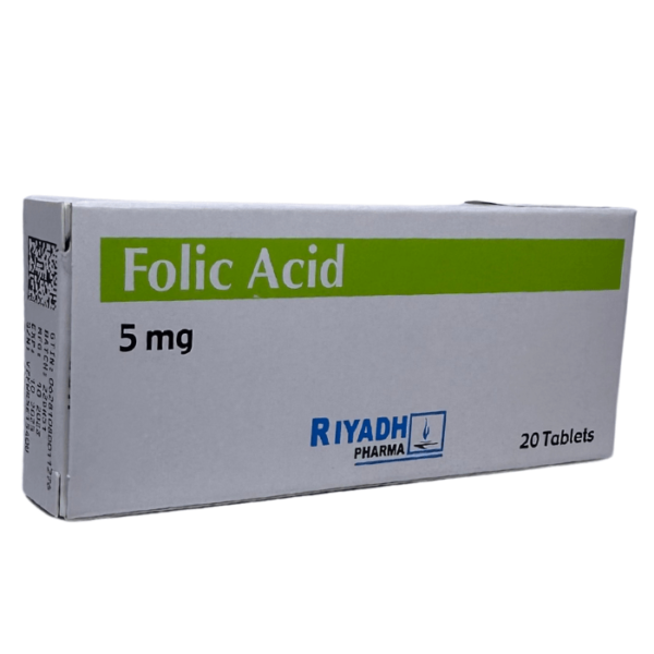 Folic Acid 5 mg 20 Tablets - Image 2