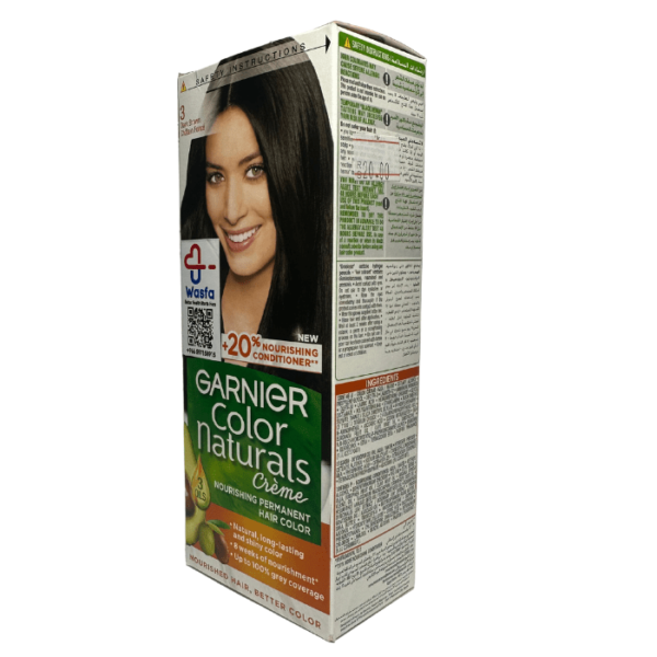 Garnier Hair Color Dark Brown 3 - Image 3