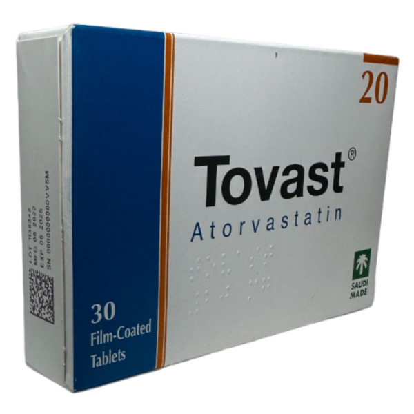 Tovast 20 mg Tablet 30pcs - Image 2