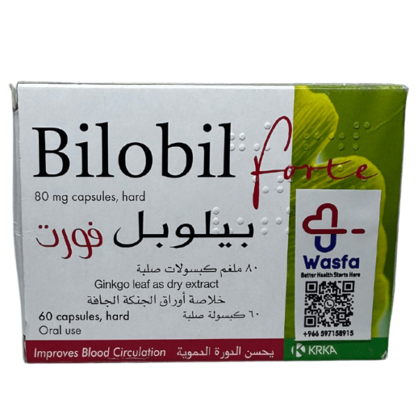 Bilobil Forte Ginkgo Biloba 80 mg 60 Capsules - Image 3