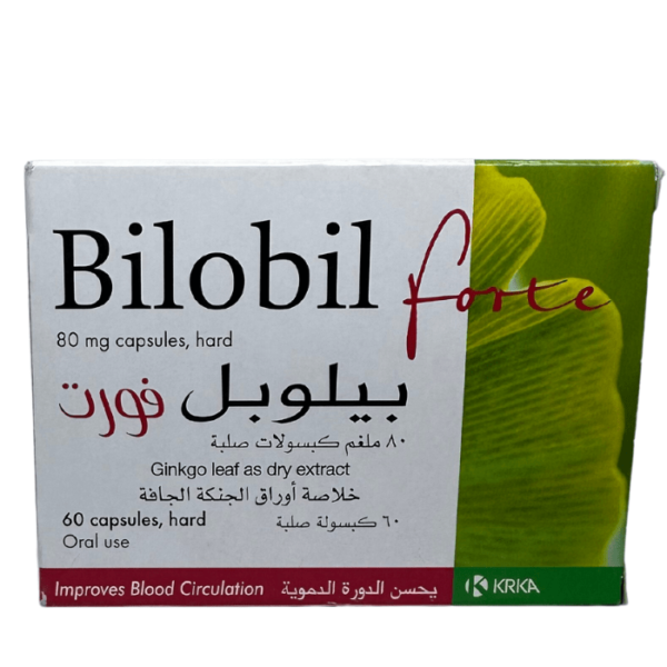 Bilobil Forte Ginkgo Biloba 80 mg 60 Capsules - Image 4