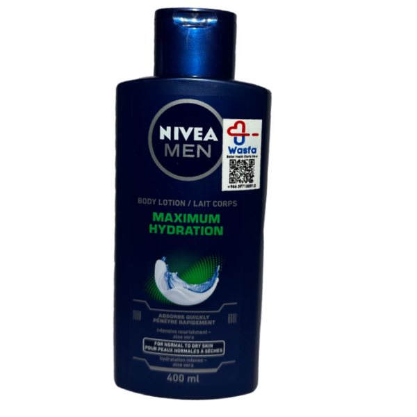 NIVEA MEN MAX HYDRATION BODY LOTION 400 ml - Image 2