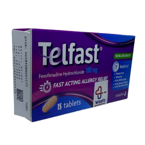 Telfast 180 mg Tablet 15pcs - Image 2