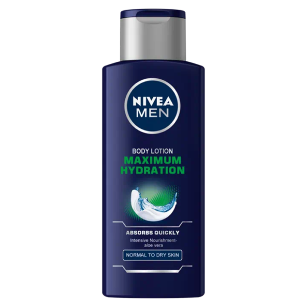 NIVEA MEN MAX HYDRATION BODY LOTION 400 ml