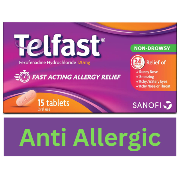 Telfast 120 mg Tablet 15pcs