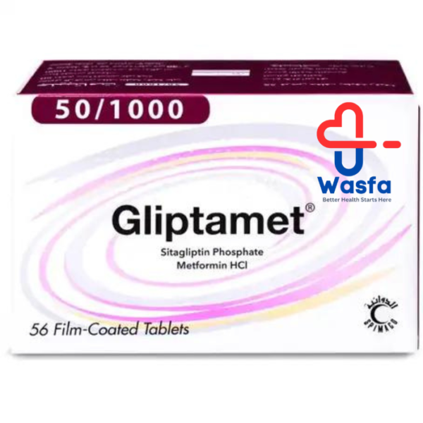 Gliptamet 50/1000 mg Tablet 56 Piece