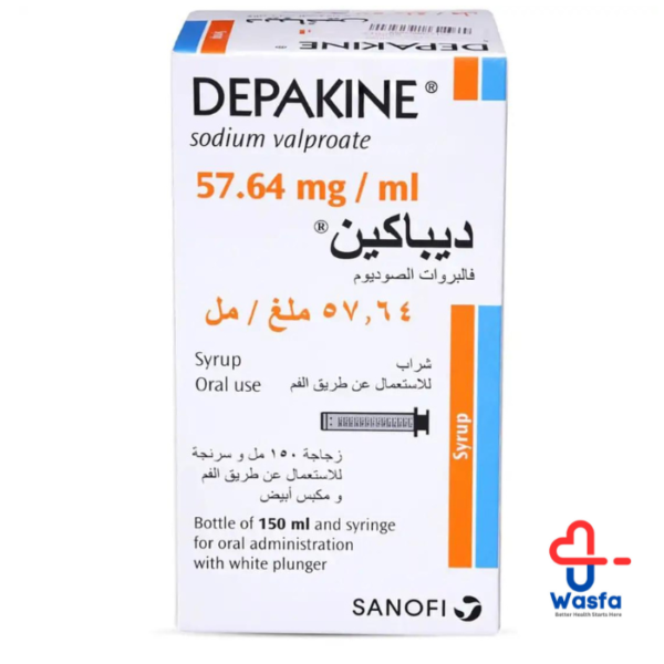 Depakine 57.64 mg/ml Syrup 150 ml