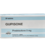 GUPISONE 5MG TABLET 20 S