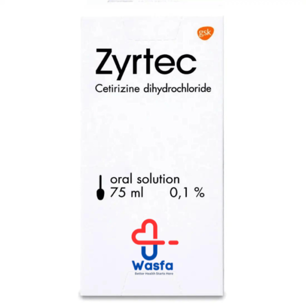 Zyrtec 0.1% Syrup 75 ml