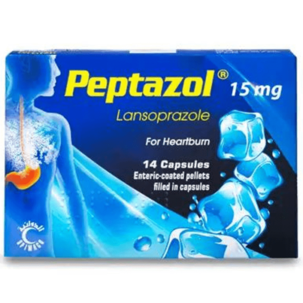 Peptazol 15 mg Capsule 14pcs