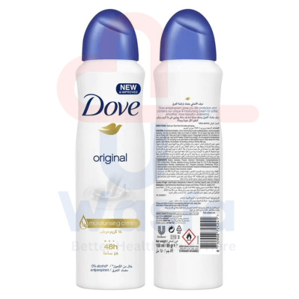Dove Deo Spray Original 150 ml - Image 2