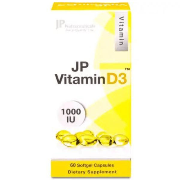 JP Vitamin D3 1000 IU 60 Capsules