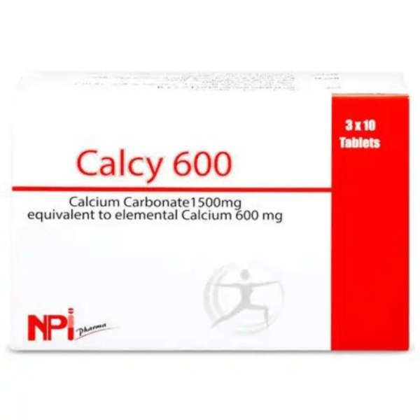 Calcy Calcium 600mg 30 Tablets