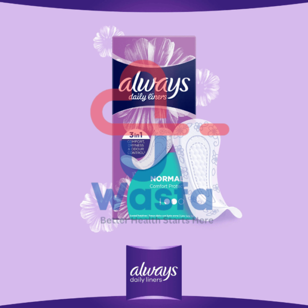 Always Pantyliner Comfort Protect Normal 60 Pcs - Image 2