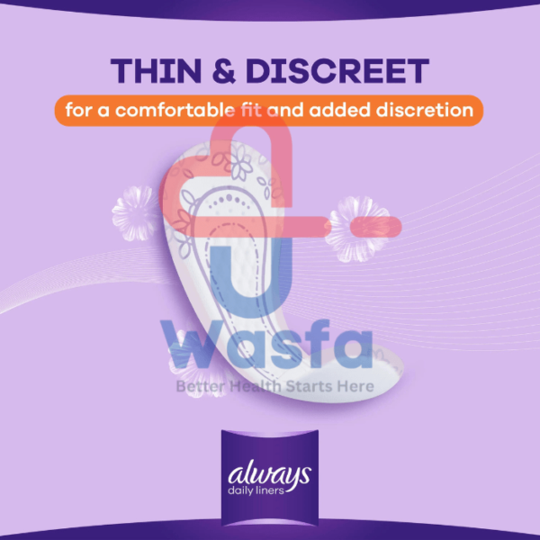Always Wrapped Pantyliner Comfort Protect Normal 40 - Image 4